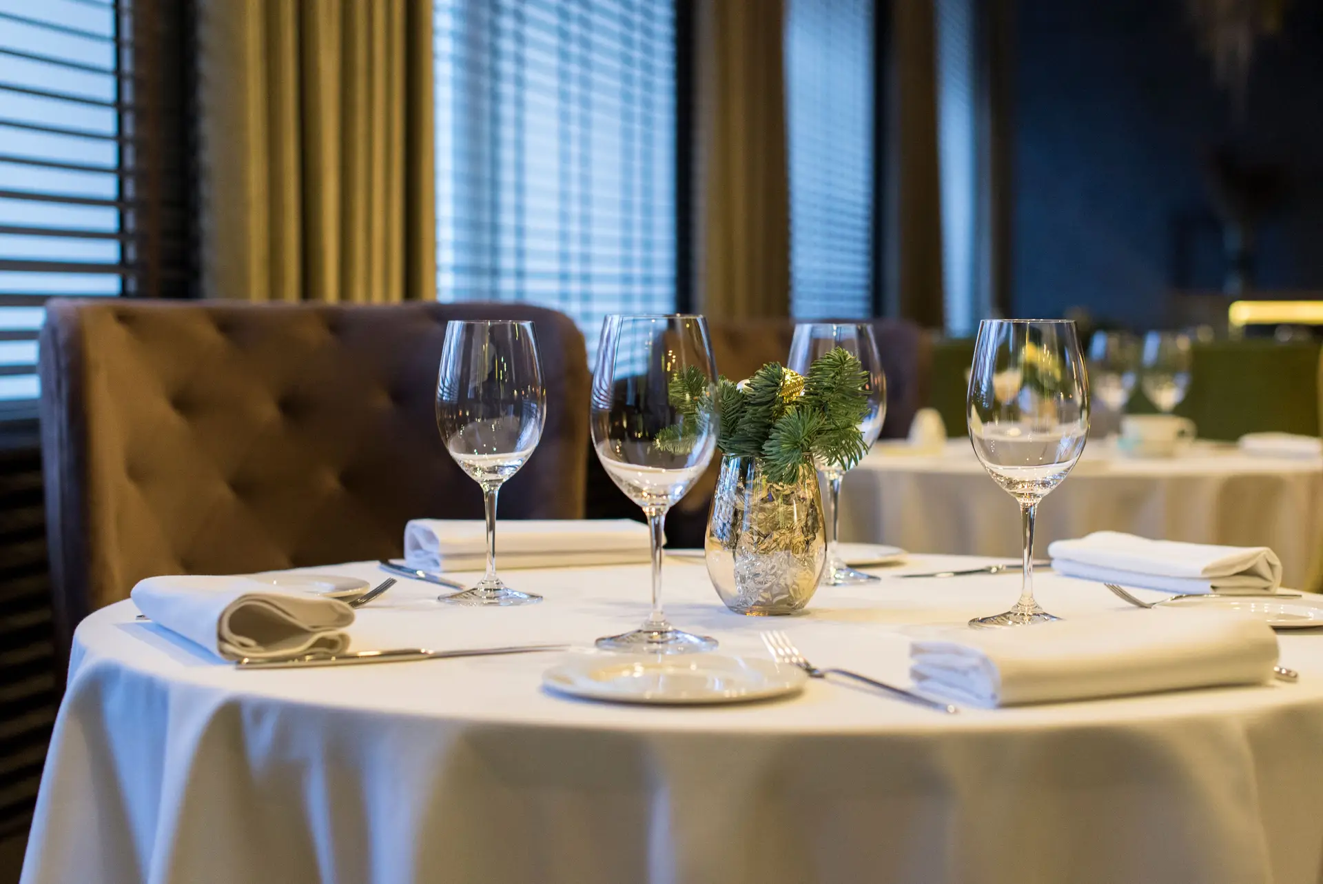 Elegant table arranged for a special occasion